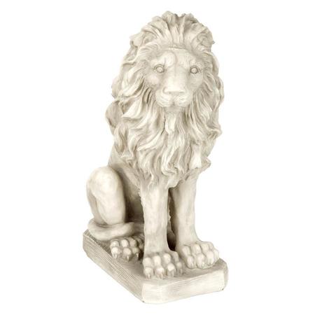 Design Toscano Mansfield Manor Lion Sentinel Statue: Looking Right SH43